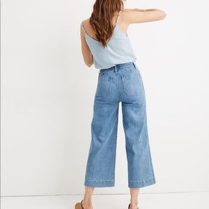 Emmett Wide Leg Crop Jeans in Langston Wash